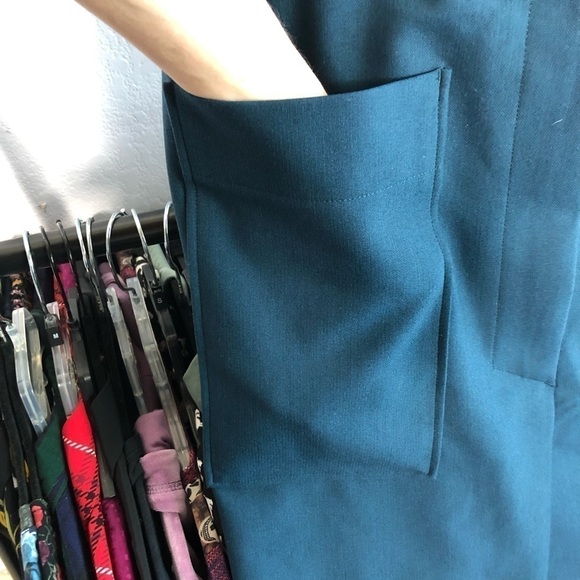 COP Copine Blue Pinafore Jumper Dress - Picture 2 of 10